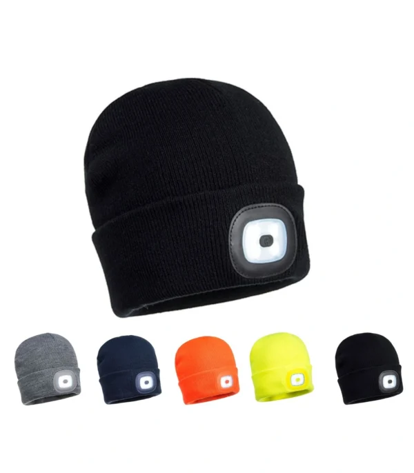 B028 Portwest Rechargeable Twin LED Beanie
